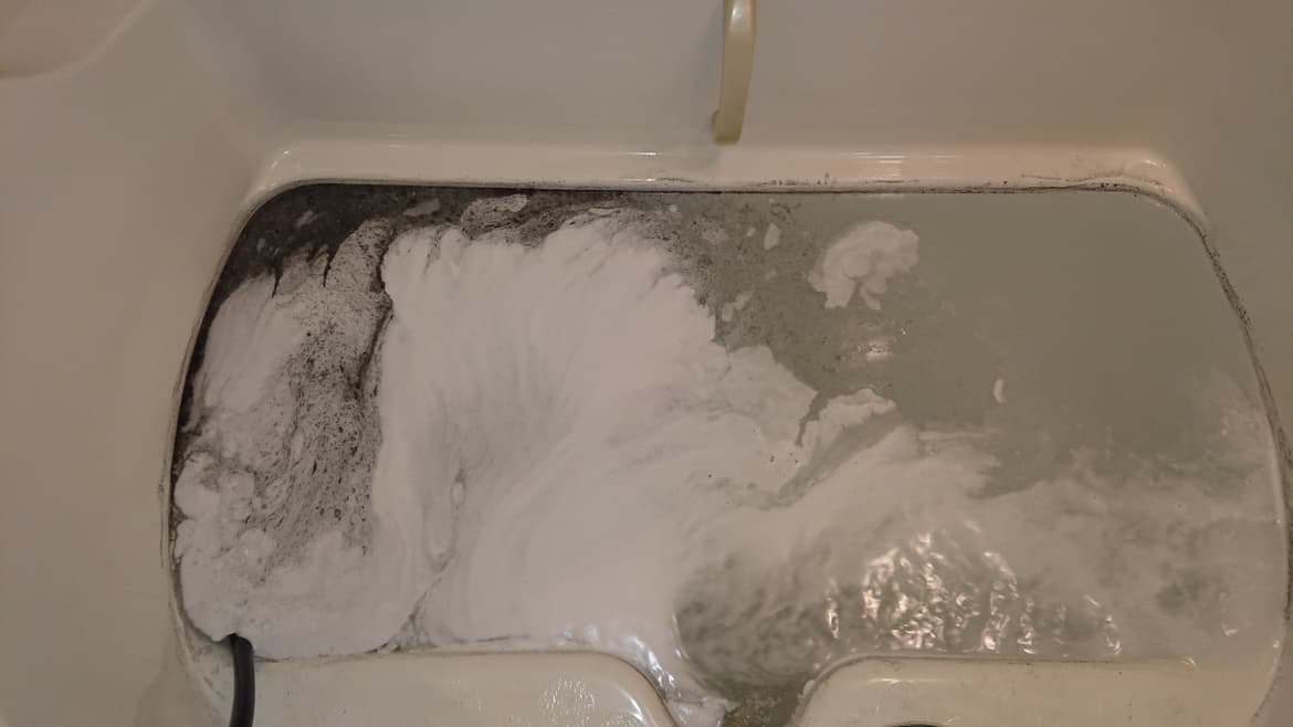 風呂釜洗浄写真３